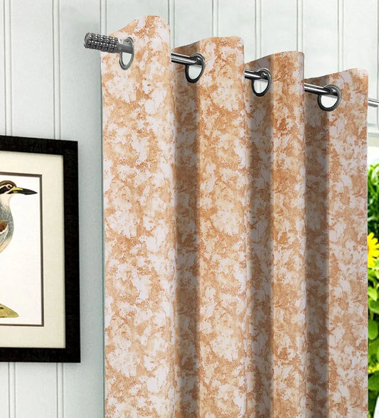 Cloth Fusion Velvet Grommet Door Opaque Curtain 7 Feet Set Of 2 248 OFF White Colour
