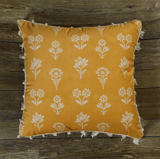 Ishro Home Premium Cushion Cover Colour Tulip Mustard