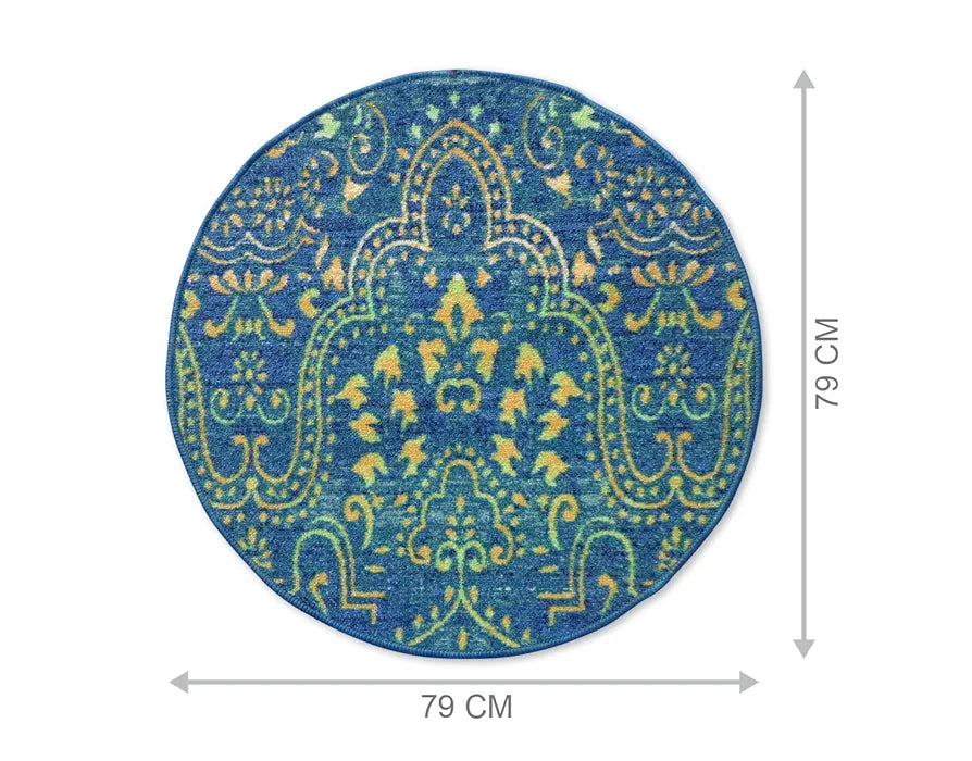 Status Taba Round Nylon Rug - 30"x30" Assorted