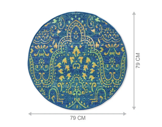 Status Taba Round Nylon Rug - 30"x30" Assorted