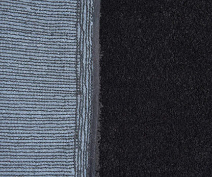 Aerohaven Solid Modern Bath Mat Black Colour Microfiber