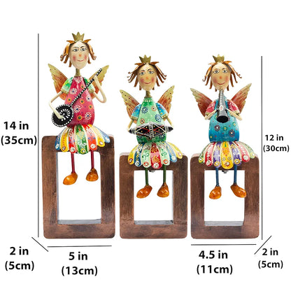 Kraftskala Angel Musician Statues – Set of 3