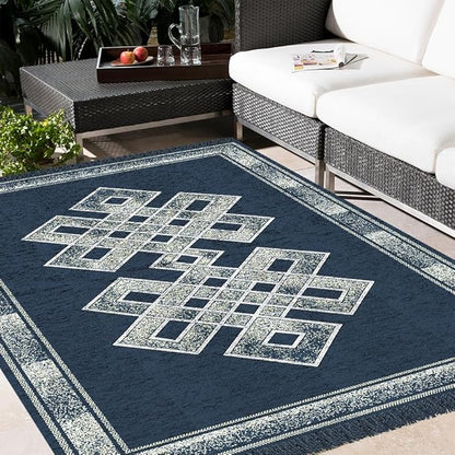 BSB Home Designer Superfine Chenille Carpet Velvet Carpet Area RugDurries with Fine Gold Yarn for Living Room