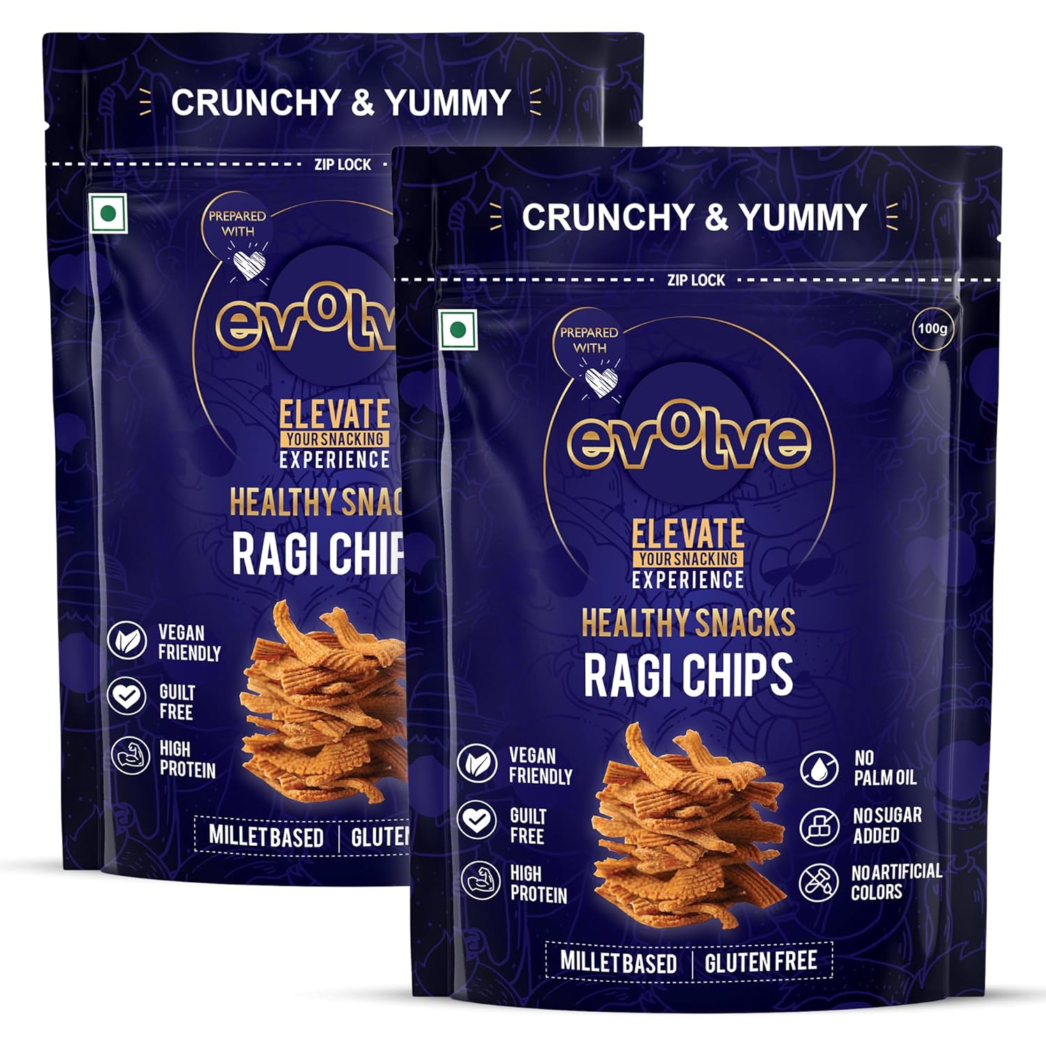 Ragi Chips pack of 2