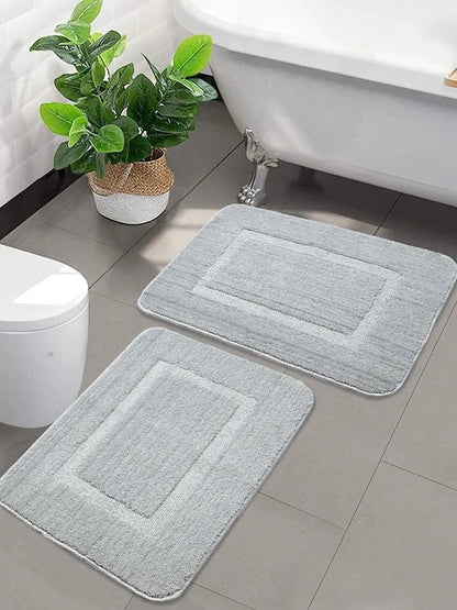 Saral Home Good Morning Mat Colour LT.Grey