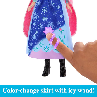 Mattel Disney Frozen Anna Magical Color Change Skirt Fashion Doll