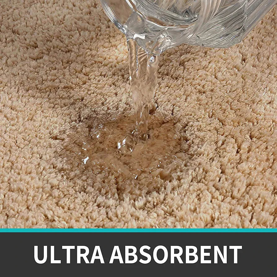 Luxe Home International Microfiber Runner Super Soft Non Slip Vegas Rugs 2X5 Ft Colour Gold