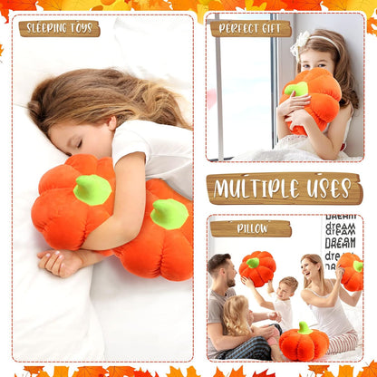 Tickles Halloween Pumpkin Soft Stuffed Plush Toy for Kids 12 cm Color Orange