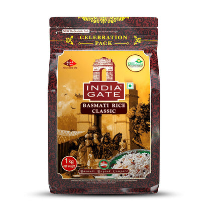 India Gate Basmati Rice Classic - 1000 gms