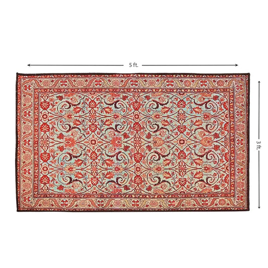 Status Contract Rugs for Living Room Printed Carpet for Living Room Decor Anti Skid Backing Home Essentials Boho Rugs Multicolor