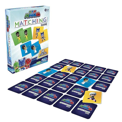 Hasbro Gaming PJ Masks Matching Game for Kids Ages 3&Up Fun Preschool Game Multicolor