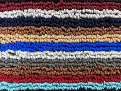 BSB Home Kingstone Soft Microfiber Tufted Antiskid Doormat for Room Office Entrance Set of 3 Multicolour
