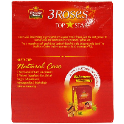 Brooke Bond 3 Roses Tea Top Star - 100 gms