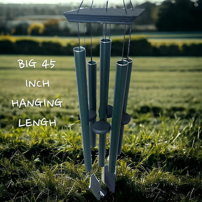 Paradigm Pictures 30.5 inch Big Wind Chimes Black