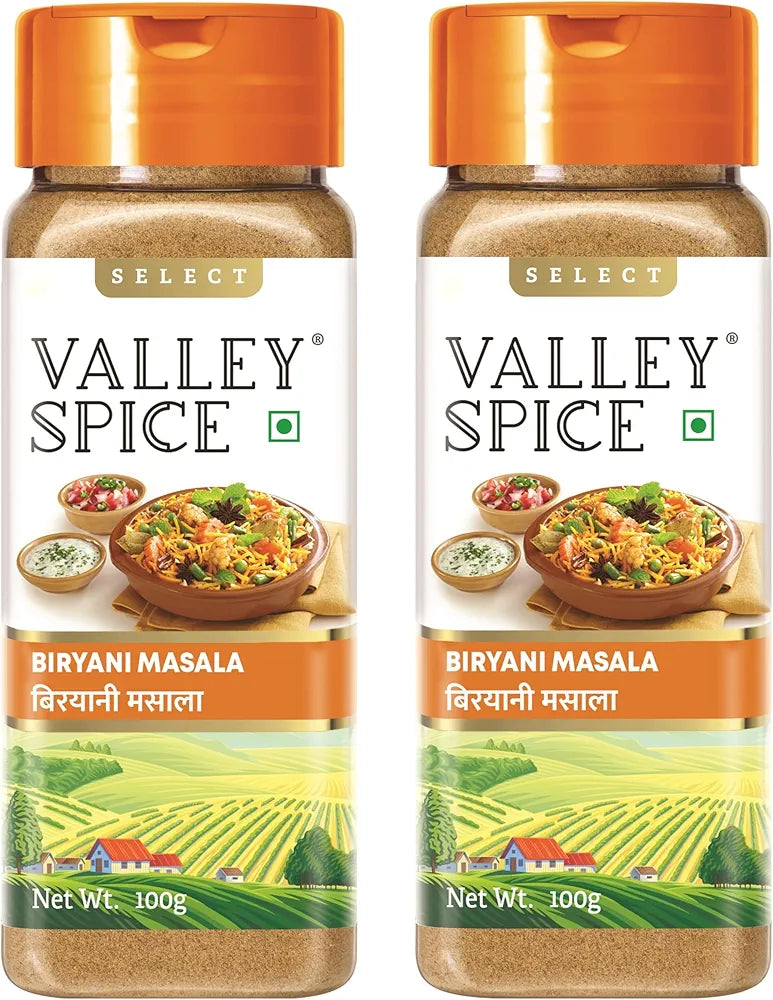 Valley Spice Select Biryani Masala - Pack of 2-100g