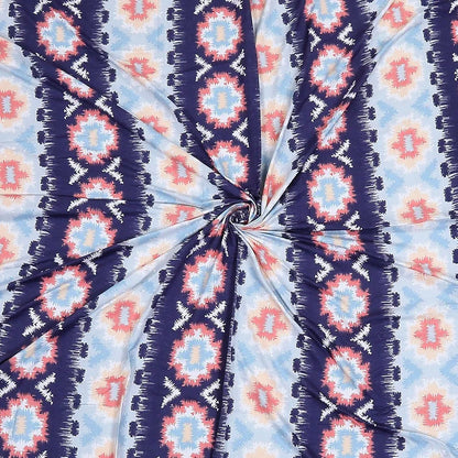 Status Contract Spring Cotton Rich Double Bedsheet with 2 Pillow Covers Colour Blue