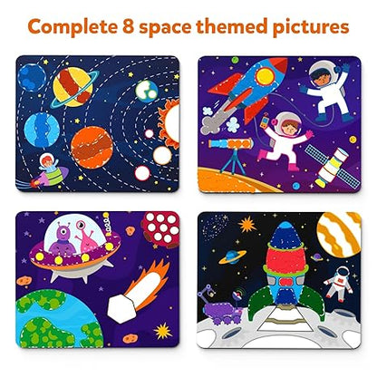 Skillmatics Art Activity Dot It Space No Mess Sticker Art for Kids Craft Kits Diy Activity