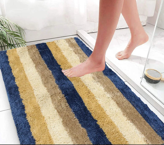 Luxe Home Jericho Doormat 2500 GSM Super Soft Microfiber Anti-Skid Mat Colour Sky 60x90 cm