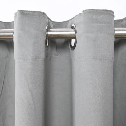 Divine Casa Premium 7 Feet Velvet Blackout Curtain for Doors Luxurious Thermal Insulated Room Darkening & Noise Reducing Opaque Single Panel (Pack of 1)