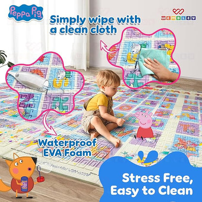 Wembley Peppa Pig Play Mat for Babies 0-12 Months Thick 8MM Baby Play Mat Multicolor