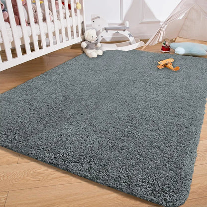 Luxe Home International Carpet Super Soft Anti Slip Vegas Rectangular Rugs Colour Grey
