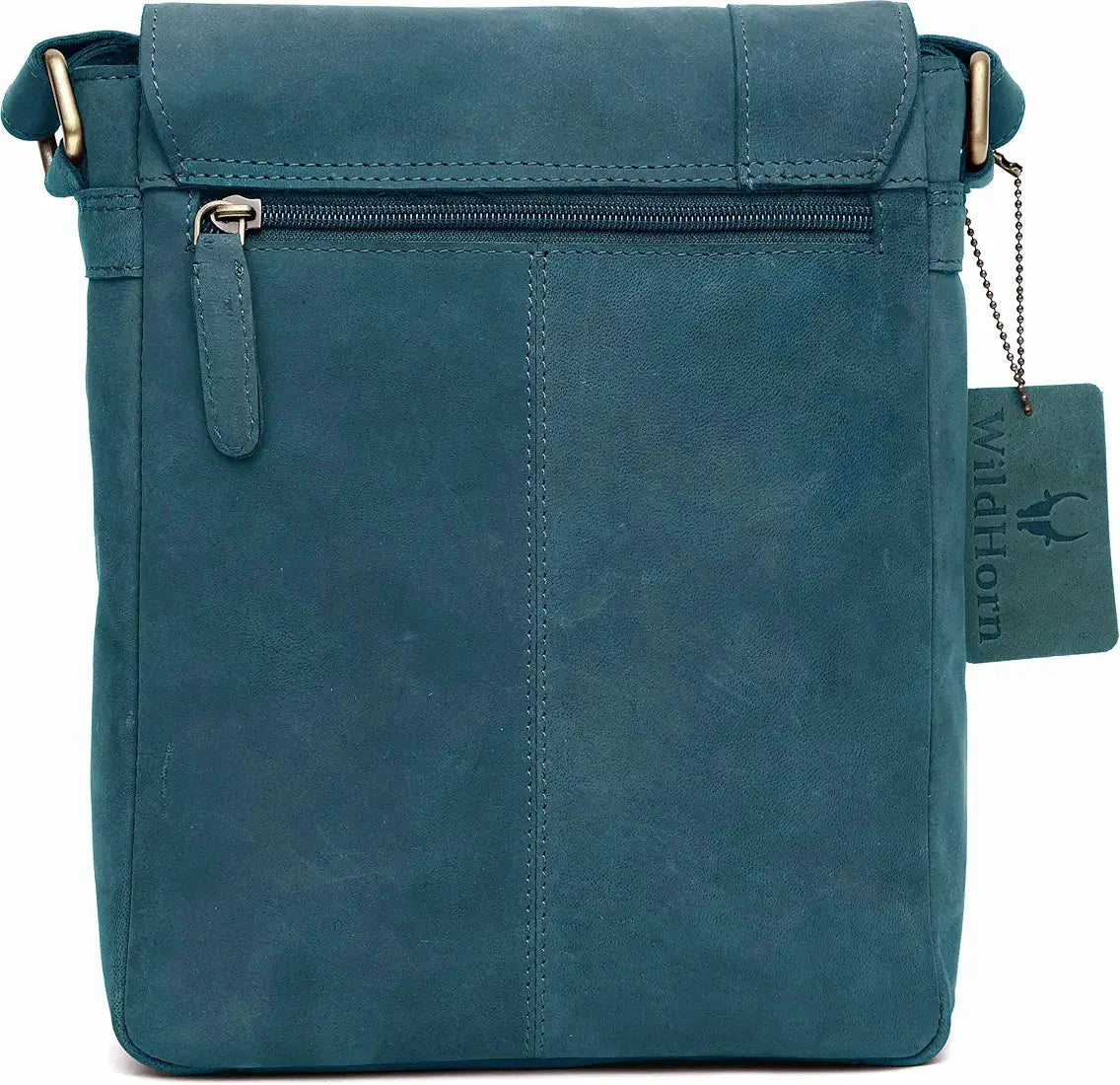 WILDHORN Leather Sling Messenger Bag for Men I Multipurpose Crossbody Bag I Travel Bag with Adjustable Strap I IDIMENSION: L- 8 inch H- 10.5 inch W- 2.75 inch
