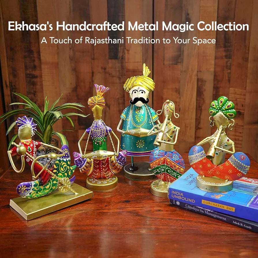 Ekhasa Nostrae Metal Show Pieces Rajasthani Sardar Musician