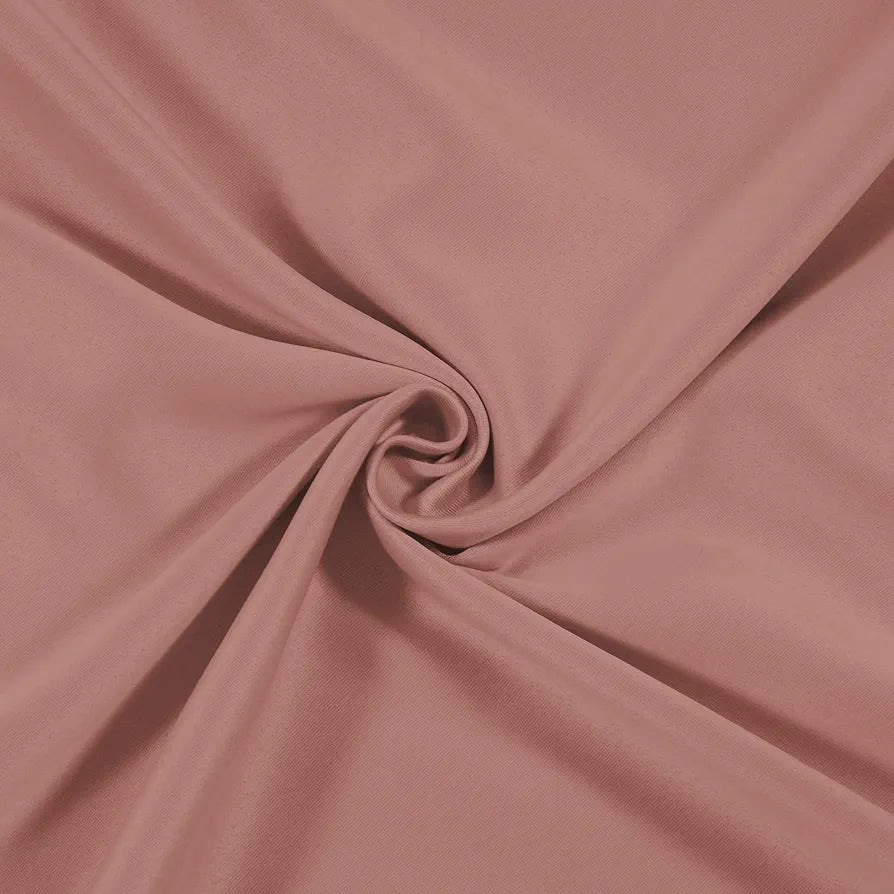 Cloth Fusion Blackout Door Curtains 7 Feet Long Set of 2 Peach Colour