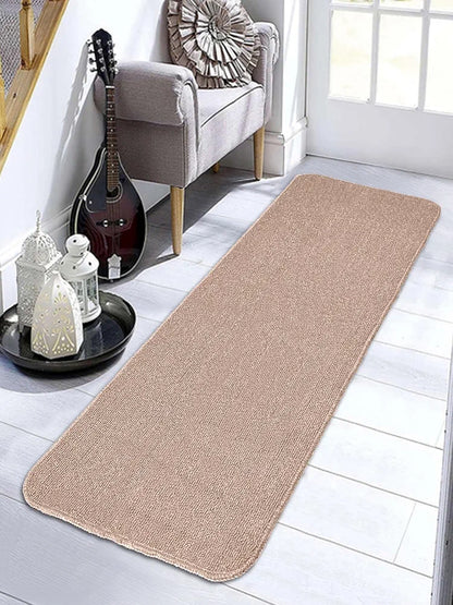 Saral Home Solid Soft PP Yarn Durable & Washable Multipurpose Runner