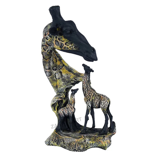 Zart Statue of Giraffe Sculpture for Home Decor Decorative Gift Showpiece