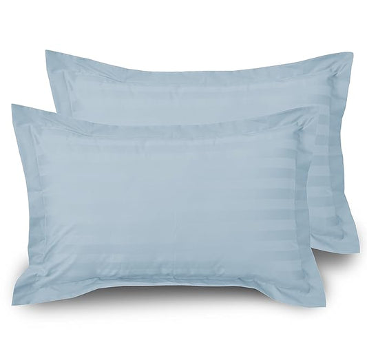 Huesland by Ahmedabad Cotton Luxurious 2 Piece Cotton Pillow Cover | Honeydew Melon Green