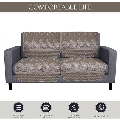 Kuber Industries Set of 4 Durable 2 Seater Sofa Covers Carry Vento Mousse