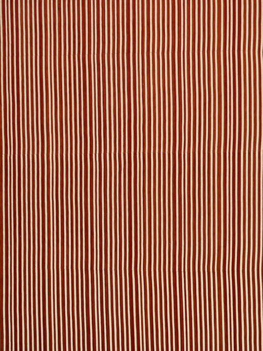 Saral Home Easy Living Striped Soft Decorative Viscose Chenille Sofa Covers/throw Colour Red