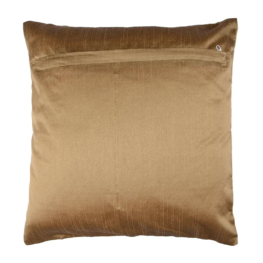 Kuber Industries Cushion Cover Pillow Covers Cream Patang Wire Cushion Covers Set of 5 Brown