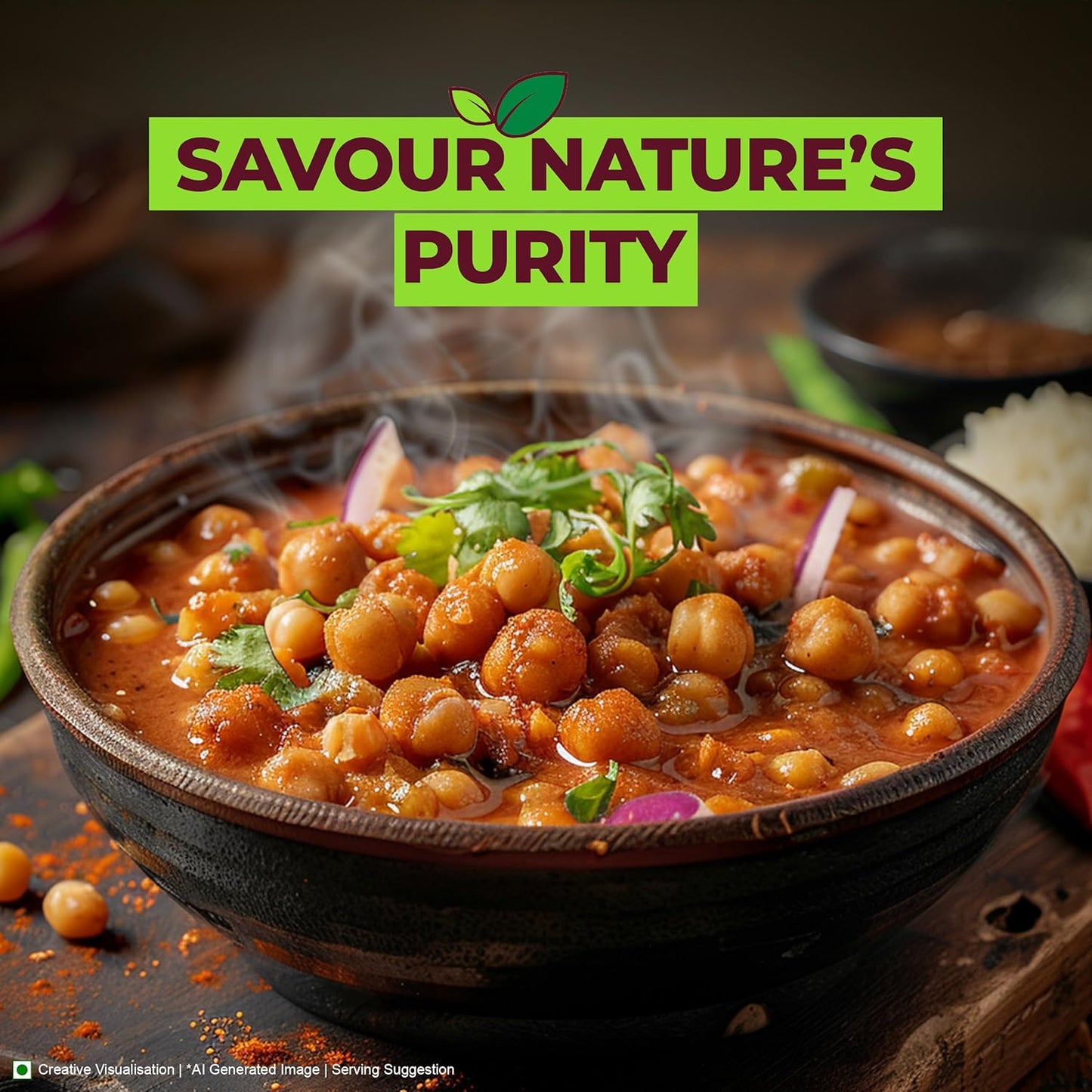 Aashirvaad Organic Kabuli Chana - 500 gms