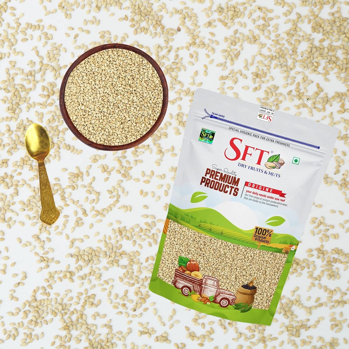 Sft Sesame White Seeds - 200 gms