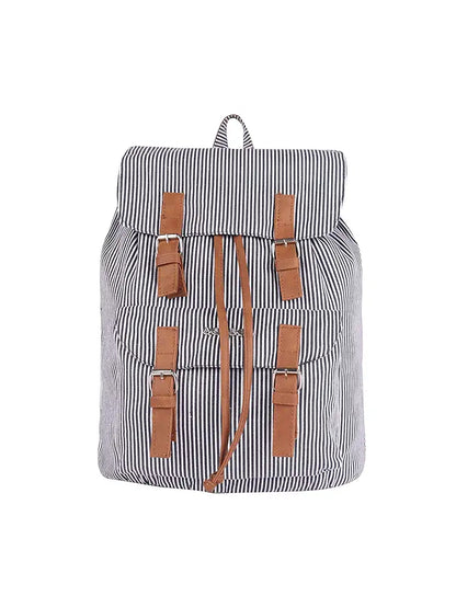 Astrid Canvas Girls Backpack Medium Size Color Grey