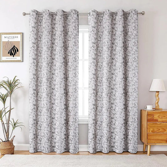 Cloth Fusion Velvet Grommet Door Opaque Curtain 7 Feet Set Of 2 245 White Colour