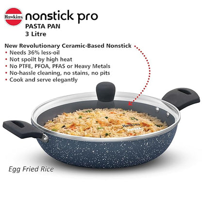 Hawkins Nonstick Pro Pasta Pan 28 cm Diameter