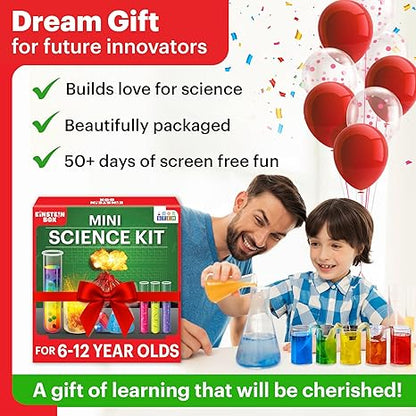 Einstein Box Mini Science Kit for Boys & Girls Birthday Gifts Stem Learning Education Toys