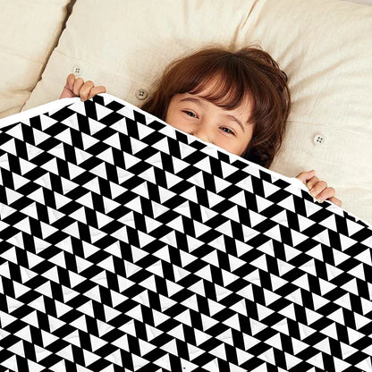 Divine Casa 120 GSM Microfiber Reversible Kids Single Bed Comforter Ultra-Soft Toddler Blanket Colour Dark Sapphire