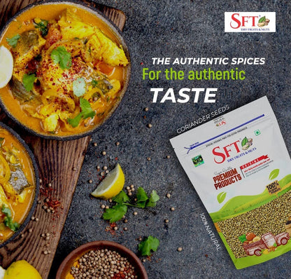 Sft Coriander Green Dry Seeds - 1000 gms