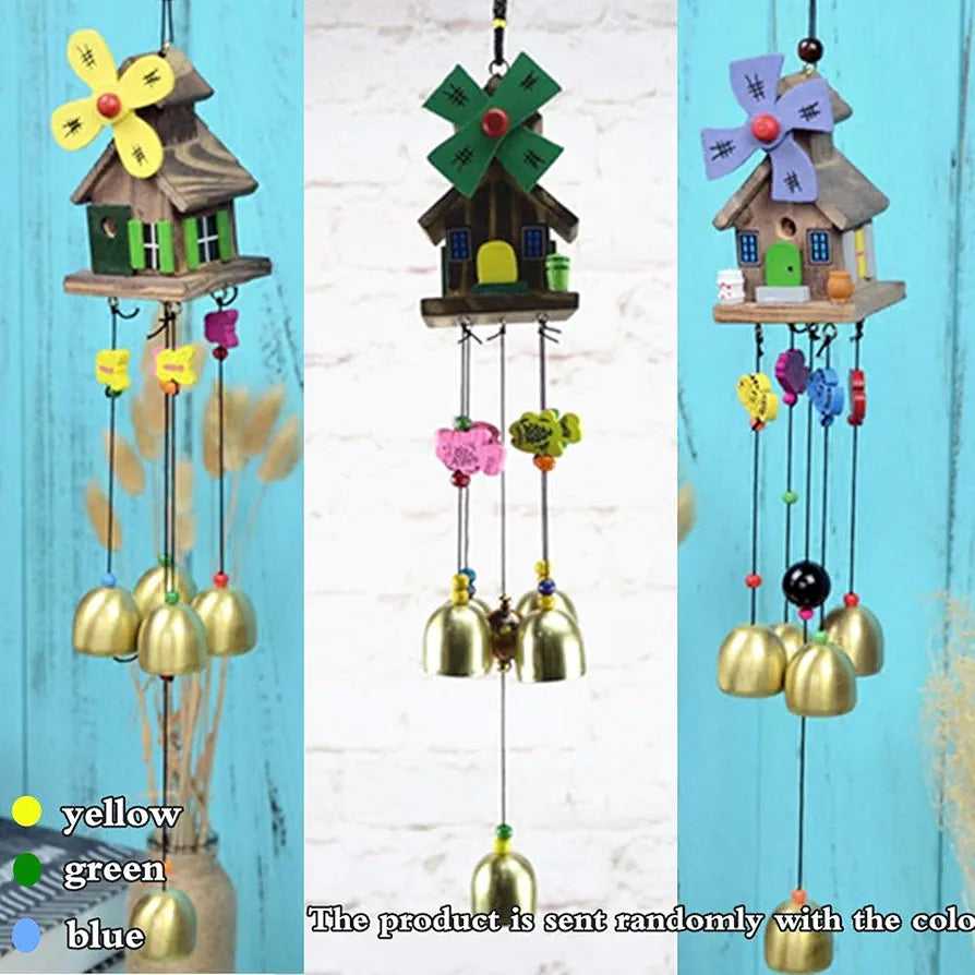 Timesetl Wood Coper Wind Chime