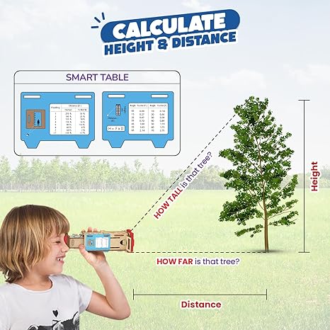 Smartivity Telescope Toy for Kids Measure Height & Distance Best Birthday Gift for Boys & Girls