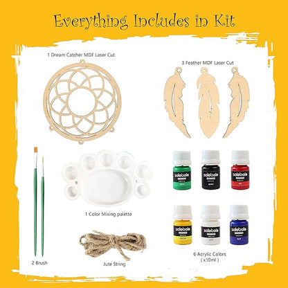 Solobolo - Mandala Art Dream Catcher Making Kit