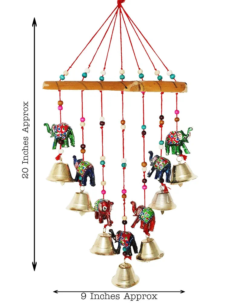 Handcrafted Rajasthani Elephant Wind Chime