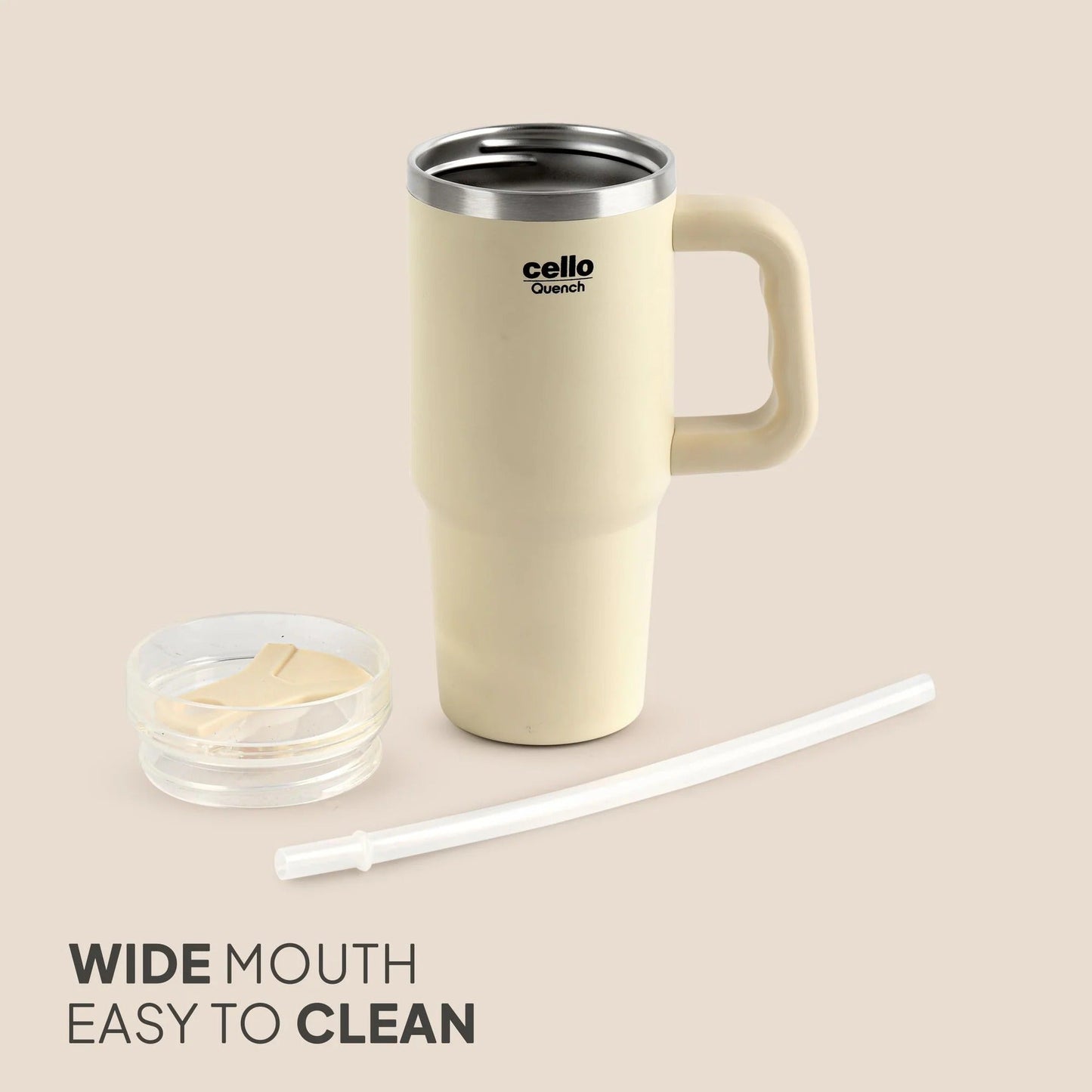 Cello Quench Pro On-the-Go Insulated Stainless Steel Bottle 900ml