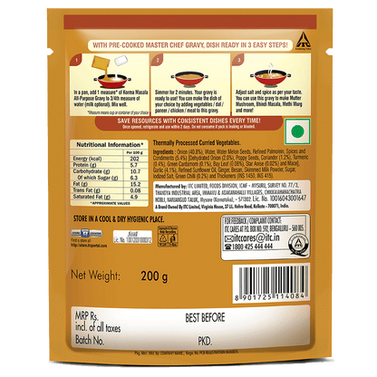 ITC Master Chef Korma Masala All-Purpose Gravy - 200 gms