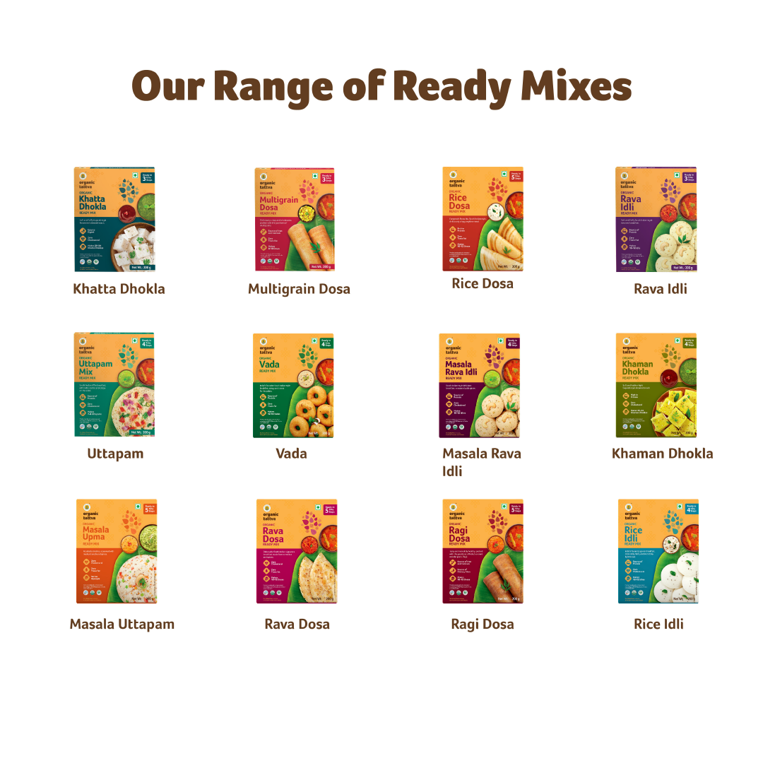 Organic Ragi Dosa Ready Mix