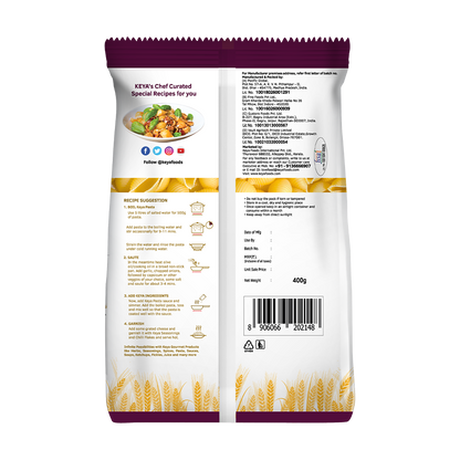 Keya 100% Durum Wheat Shell Pasta, 400g